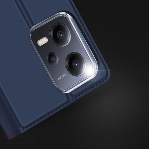 Dux Ducis Skin Pro etui do Xiaomi Redmi Note 12 Pro / Poco X5 Pro 5G pokrowiec z klapką portfel na kartę podstawka niebieskie