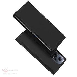 Dux Ducis Skin Pro etui do Xiaomi Redmi Note 12 Pro+ pokrowiec z klapką portfel na kartę podstawka czarne