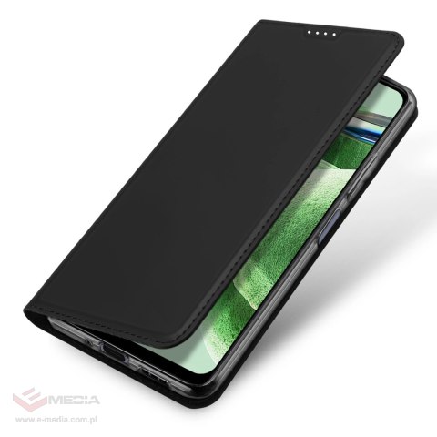 Dux Ducis Skin Pro etui do Xiaomi Redmi Note 12 Pro+ pokrowiec z klapką portfel na kartę podstawka czarne