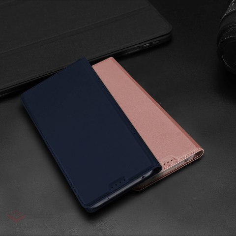 Dux Ducis Skin Pro etui do Xiaomi Redmi Note 12 pokrowiec z klapką portfel na kartę podstawka niebieskie