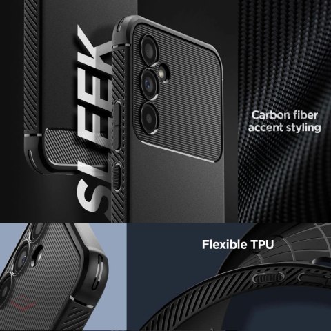 Etui Spigen Rugged Armor na Samsung Galaxy A54 5G - czarny mat