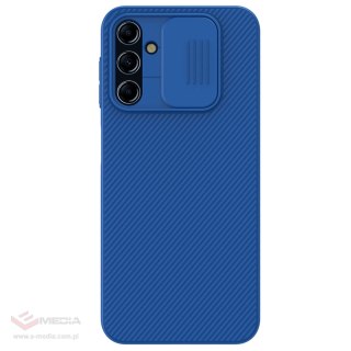 Nillkin CamShield Case etui do Samsung Galaxy A14 5G / Galaxy A14 pokrowiec z osłoną na aparat niebieskie