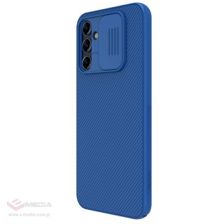 Nillkin CamShield Case etui do Samsung Galaxy A14 5G / Galaxy A14 pokrowiec z osłoną na aparat niebieskie