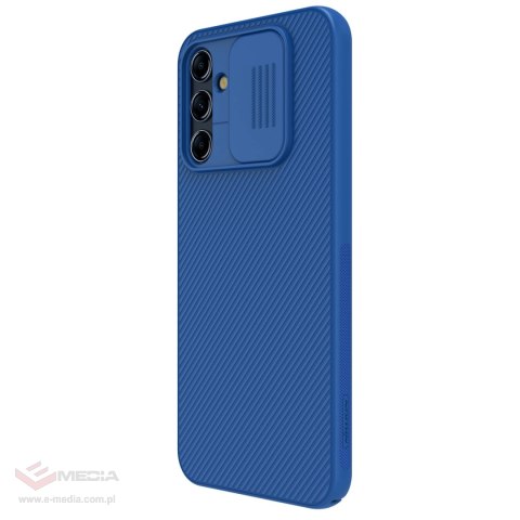 Nillkin CamShield Case etui do Samsung Galaxy A14 5G / Galaxy A14 pokrowiec z osłoną na aparat niebieskie