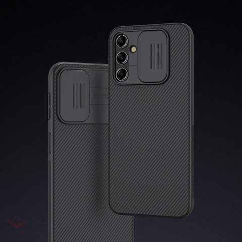 Nillkin CamShield Case etui do Samsung Galaxy A14 5G / Galaxy A14 pokrowiec z osłoną na aparat niebieskie