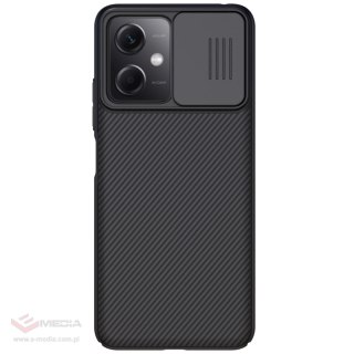 Nillkin CamShield Case etui do Xiaomi Redmi Note 12 5G / Poco X5 5G pokrowiec z osłoną na aparat czarne