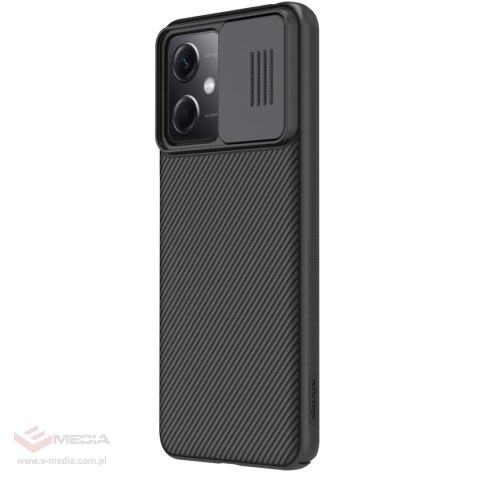 Nillkin CamShield Case etui do Xiaomi Redmi Note 12 5G / Poco X5 5G pokrowiec z osłoną na aparat czarne