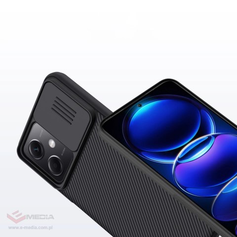 Nillkin CamShield Case etui do Xiaomi Redmi Note 12 5G / Poco X5 5G pokrowiec z osłoną na aparat czarne