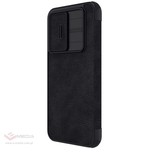 Nillkin Qin Leather Pro Case etui do Samsung Galaxy A54 5G pokrowiec z klapką osłona na aparat czarne