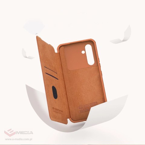 Nillkin Qin Leather Pro Case etui do Samsung Galaxy A54 5G pokrowiec z klapką osłona na aparat czarne