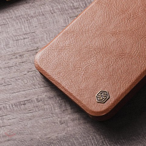 Nillkin Qin Leather Pro Case etui do Samsung Galaxy A54 5G pokrowiec z klapką osłona na aparat czarne