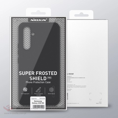 Nillkin Super Frosted Shield Pro etui do Samsung Galaxy A54 5G pancerny pokrowiec + podstawka na telefon czarne