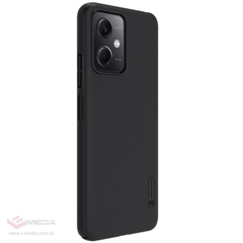 Nillkin Super Frosted Shield etui do Xiaomi Redmi Note 12 5G / Poco X5 5G pokrowiec na telefon czarne