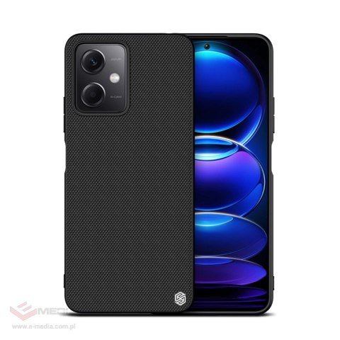 Nillkin Textured Case etui do Xiaomi Redmi Note 12 5G / Poco X5 5G wzmocniony nylonowy pokrowiec czarne