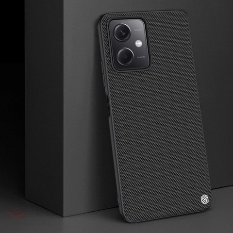 Nillkin Textured Case etui do Xiaomi Redmi Note 12 5G / Poco X5 5G wzmocniony nylonowy pokrowiec czarne