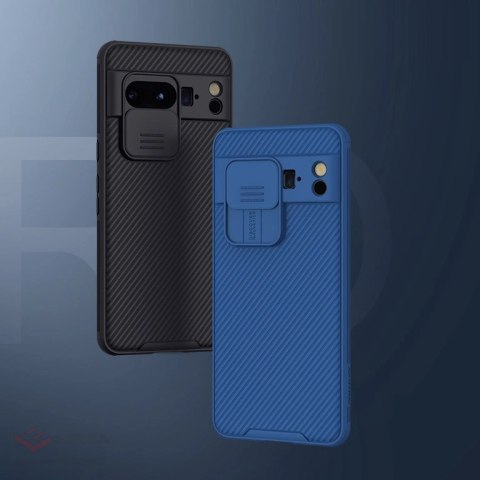 Etui z osłoną na aparat Nillkin CamShield Pro Case do Google Pixel 8 Pro - niebieskie