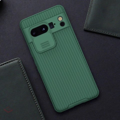 Etui z osłoną na aparat Nillkin CamShield Pro Case do Google Pixel 8 Pro - niebieskie