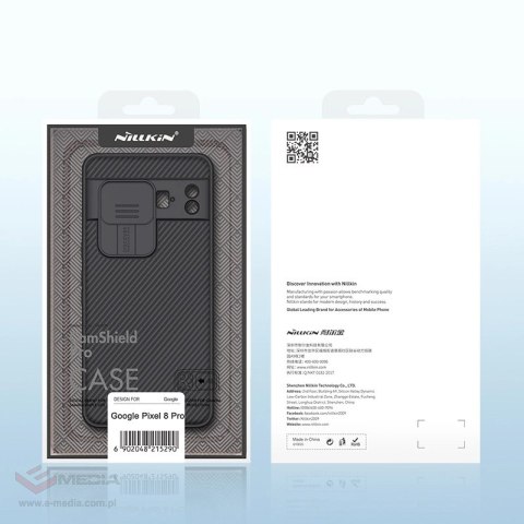 Etui z osłoną na aparat Nillkin CamShield Pro Case do Google Pixel 8 Pro - niebieskie