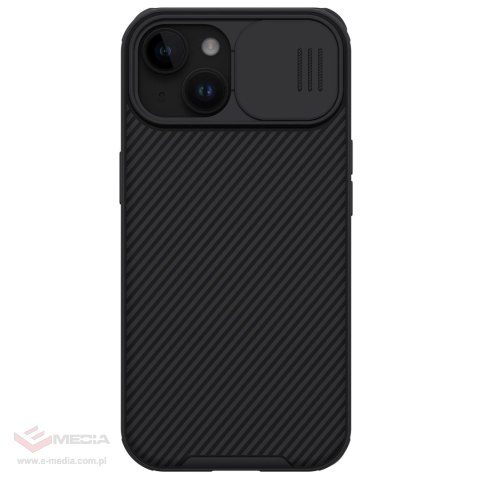 Pancerne etui Nillkin CamShield Pro Magnetic Case do iPhone 15 Plus z osłoną na aparat - czarne