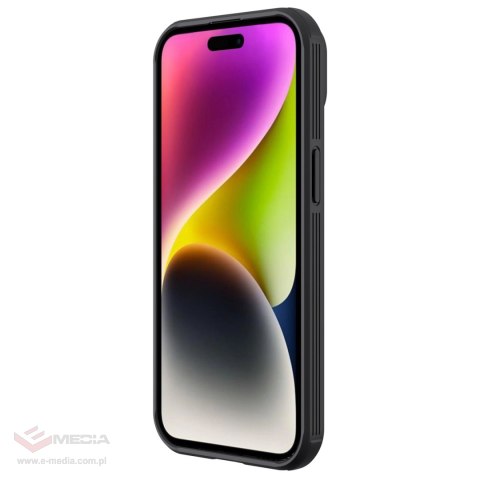 Pancerne etui Nillkin CamShield Pro Magnetic Case do iPhone 15 Plus z osłoną na aparat - czarne