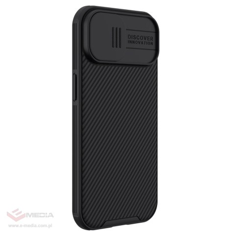 Pancerne etui Nillkin CamShield Pro Magnetic Case do iPhone 15 Plus z osłoną na aparat - czarne