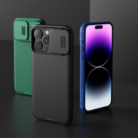 Pancerne etui Nillkin CamShield Pro Magnetic Case do iPhone 15 Plus z osłoną na aparat - czarne