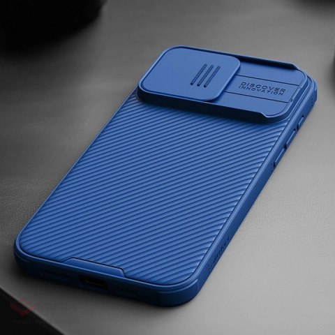 Pancerne etui Nillkin CamShield Pro Magnetic Case do iPhone 15 Plus z osłoną na aparat - czarne