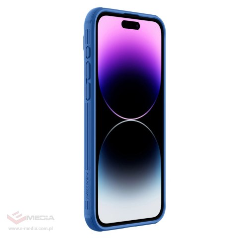 Pancerne etui Nillkin CamShield Pro Magnetic Case do iPhone 15 Pro Max z osłoną na aparat - niebieskie