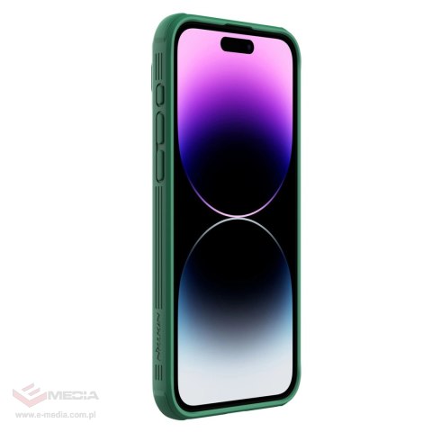 Pancerne etui Nillkin CamShield Pro Magnetic Case do iPhone 15 Pro Max z osłoną na aparat - zielone