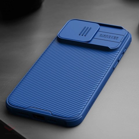 Pancerne etui Nillkin CamShield Pro Magnetic Case do iPhone 15 Pro Max z osłoną na aparat - zielone