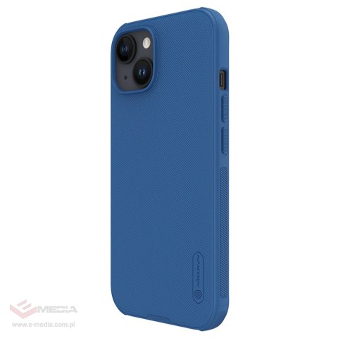 Wzmocnione etui Nillkin Super Frosted Shield Pro do iPhone 15 - niebieskie