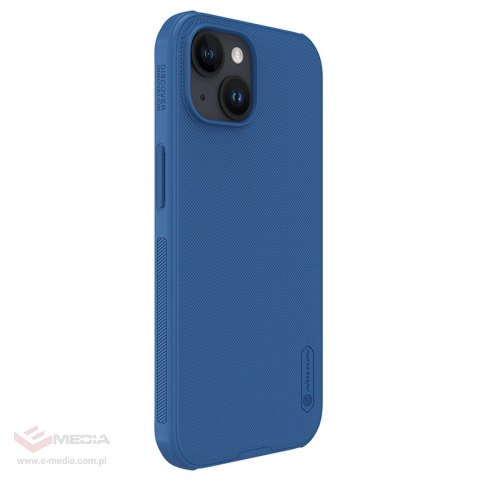 Wzmocnione etui Nillkin Super Frosted Shield Pro do iPhone 15 - niebieskie