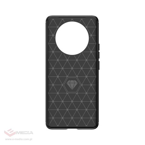 Elastyczne etui wzór karbon do Realme 11 Pro / 11 Pro+ Carbon Case - czarne