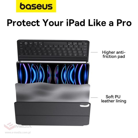 Etui Baseus Brilliance Series na iPad Air 4/5 10.9'' iPad Pro 11'' (2018/2020/2021/2022) + kabel USB-C - czarne