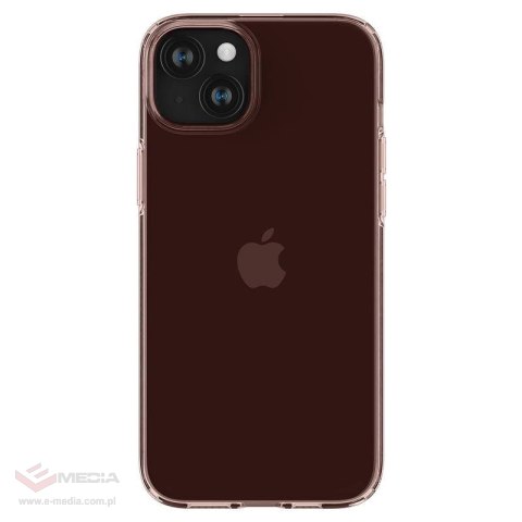 Etui Spigen Crystal Flex na iPhone 15 Plus - różowo-przezroczyste