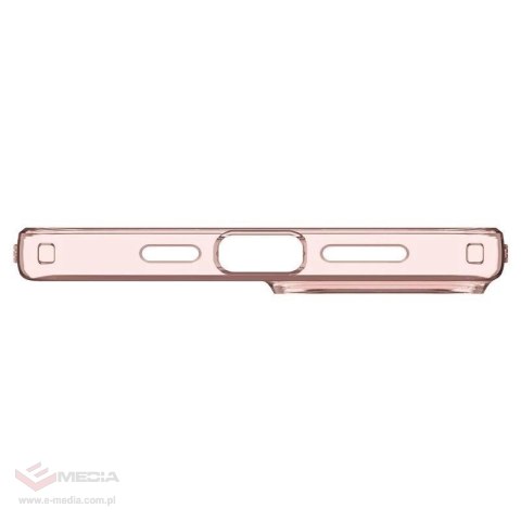 Etui Spigen Crystal Flex na iPhone 15 Plus - różowo-przezroczyste