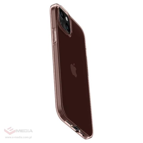 Etui Spigen Crystal Flex na iPhone 15 Plus - różowo-przezroczyste