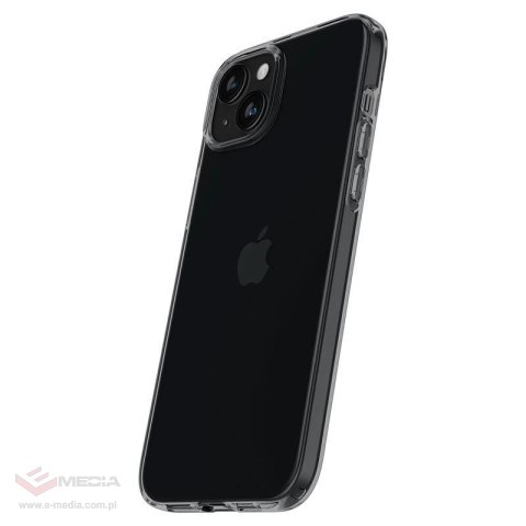 Etui Spigen Crystal Flex na iPhone 15 Plus - szaro-przezroczyste