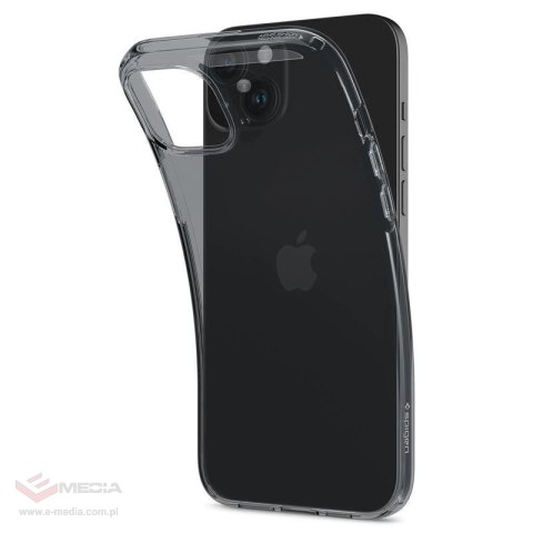 Etui Spigen Crystal Flex na iPhone 15 Plus - szaro-przezroczyste