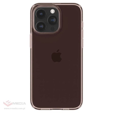 Etui Spigen Crystal Flex na iPhone 15 Pro Max - różowo-przezroczyste