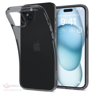 Etui Spigen Crystal Flex na iPhone 15 - szaro-przezroczyste