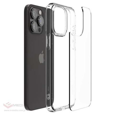 Etui Spigen Crystal Hybrid na iPhone 15 Pro - przezroczyste