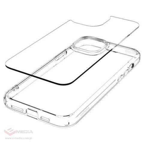 Etui Spigen Crystal Hybrid na iPhone 15 - przezroczyste