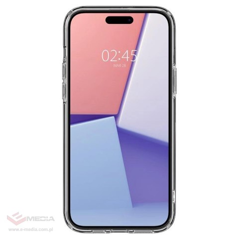 Etui Spigen Crystal Hybrid na iPhone 15 - przezroczyste