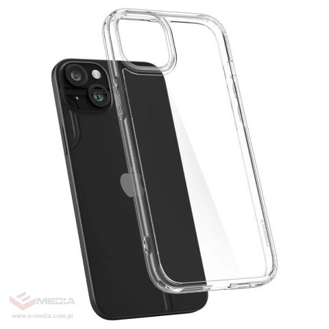 Etui Spigen Crystal Hybrid na iPhone 15 - przezroczyste