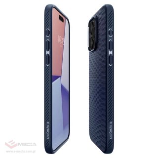 Etui Spigen Liquid Air na iPhone 15 Pro Max - niebieskie