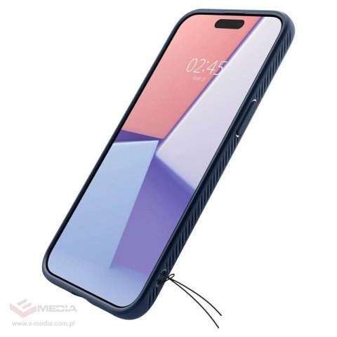 Etui Spigen Liquid Air na iPhone 15 Pro Max - niebieskie