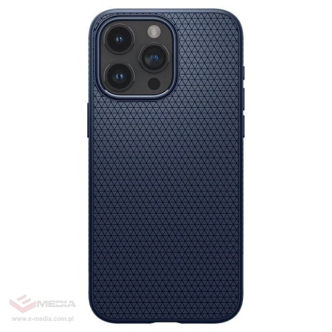 Etui Spigen Liquid Air na iPhone 15 Pro Max - niebieskie