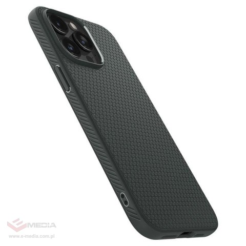 Etui Spigen Liquid Air na iPhone 15 Pro - ciemnozielone