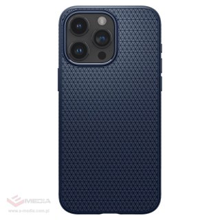 Etui Spigen Liquid Air na iPhone 15 Pro - niebieskie